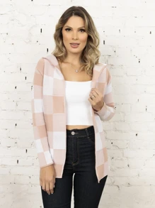 Women Cardigans - Màu Hồng baby - Xem 1