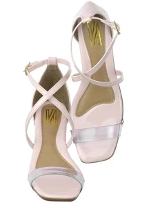 Women Heeled Sandals - Màu Hồng baby - Xem 5