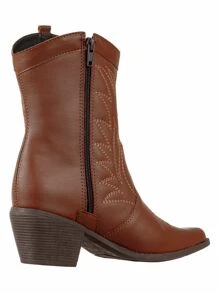 GiGiL Women Fashion Boots - Camel - View 4