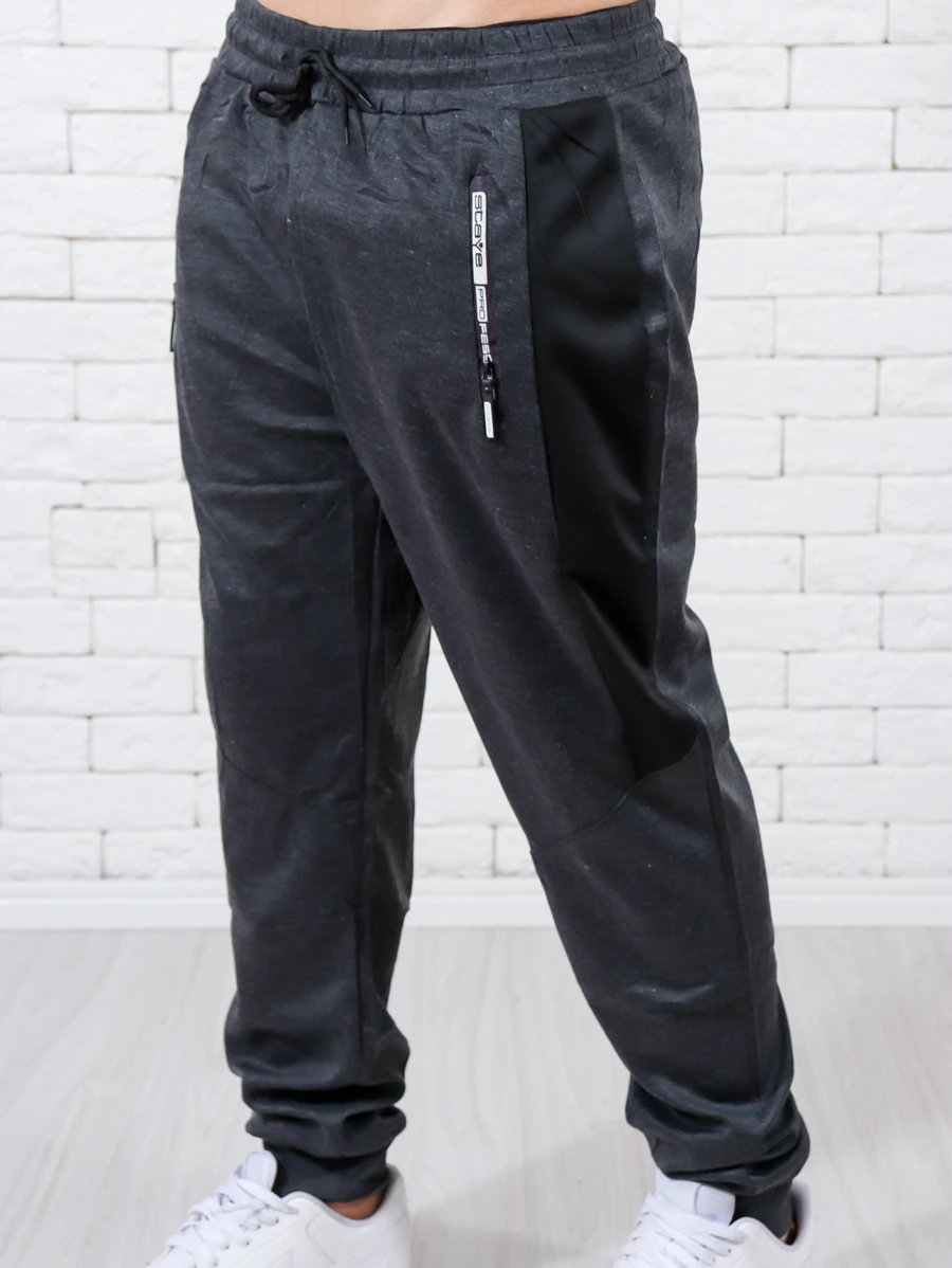 Men Sweatpants - 灰色 - 查看 1