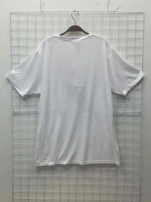 Men T-Shirts & Tanks - 白色 - 查看 2