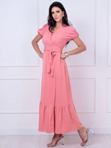 Women Dresses - Hồng - Xem 6