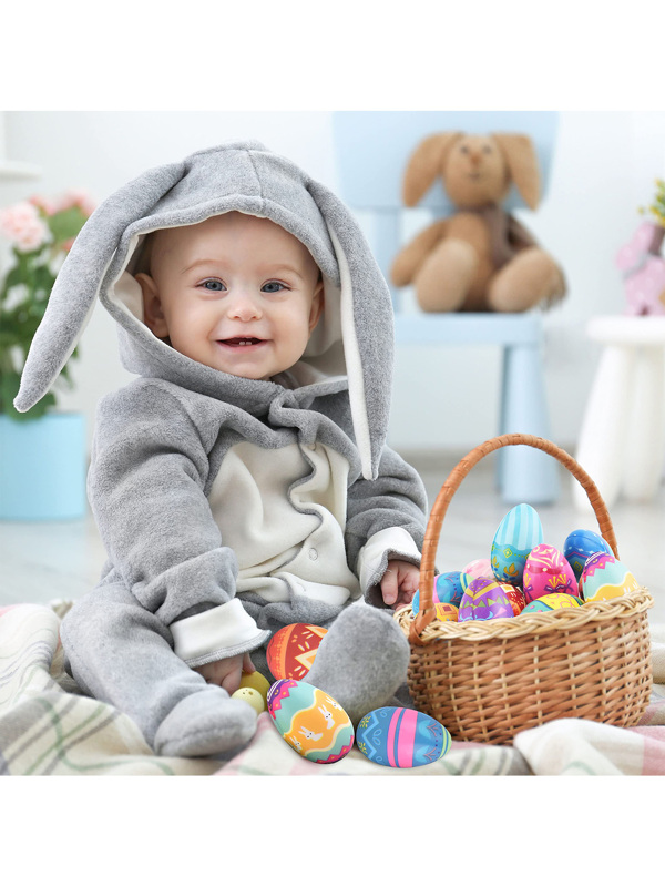 JOYIN 36Pcs Kids Eggs Squishy Toys for Anxiety Reducer Sensory Play