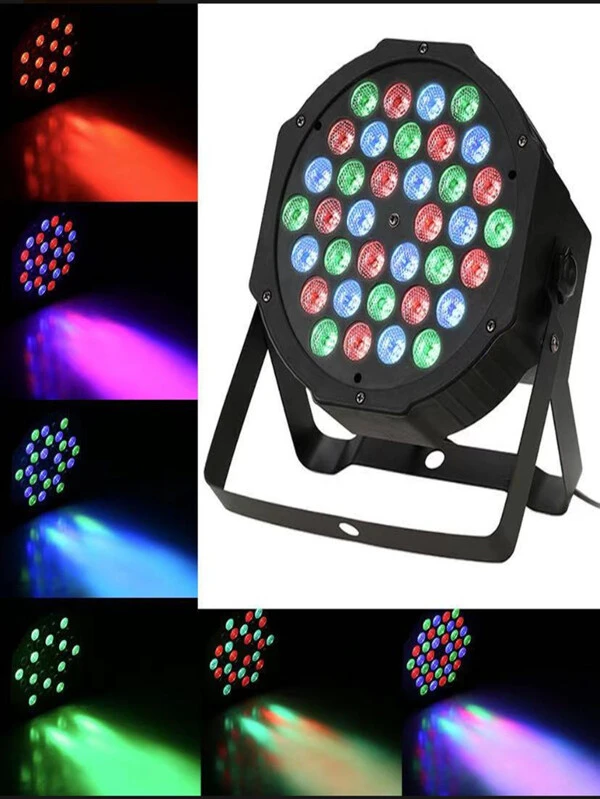 TAO Presentes Refletor Par Led Rgb 36 Leds Slim Digital Festa A Unidade