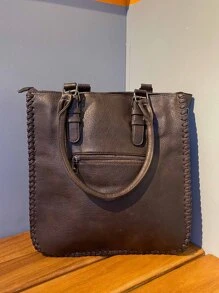 Women Tote Bags - 咖啡棕 - 查看 2