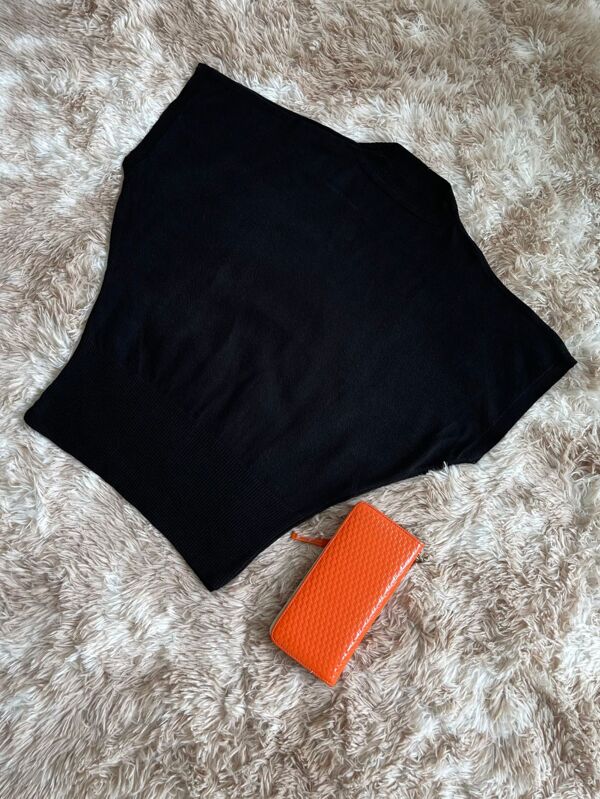 blusa manga curta de inverno tricot