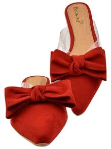 Women Flats - 紅色 - 查看 3