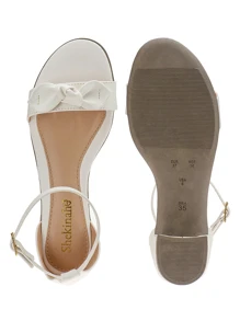 Shekinah Women Heeled Sandals - 白色 - 查看 4