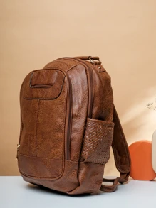 Women Functional Backpacks - màu nâu - Xem 4