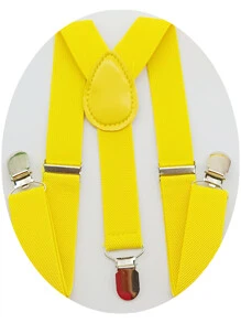 Kids Belts & Suspenders - 黃色 - 查看 4