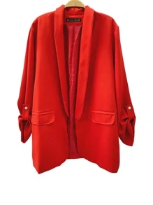 Women Blazers - Đỏ - Xem 1