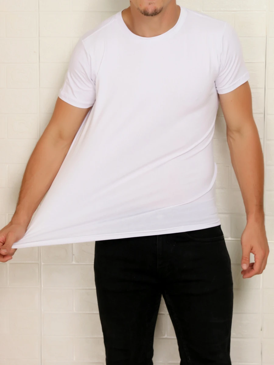 Men T-Shirts & Tanks - White - View 1