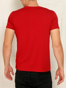 Men T-Shirts & Tanks - Rojo - Ver 2