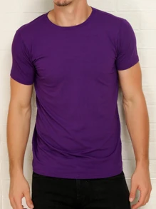 Men T-Shirts & Tanks - Purple - View 3