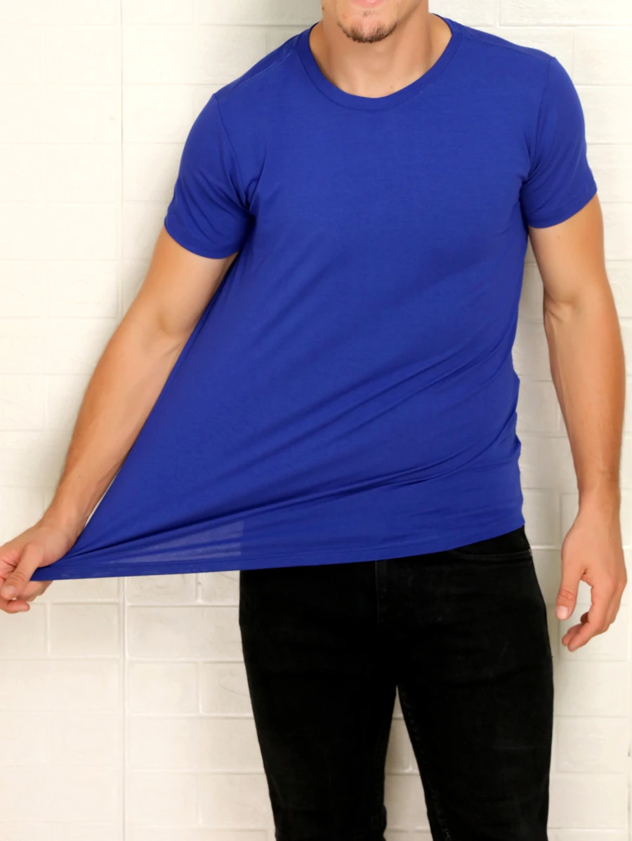 Men T-Shirts & Tanks - Royal Blue - View 1