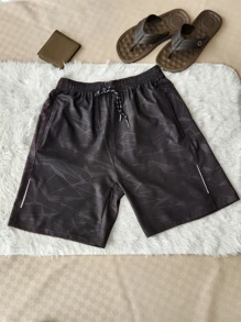 shorts masculinos - Preto - Visão 3