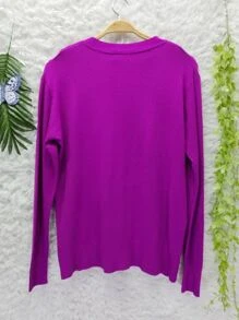 Women Sweaters - Morado - Ver 2