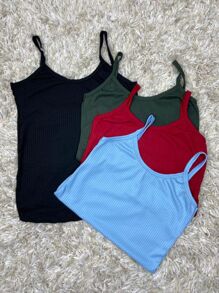 Women Tank Tops & Camis - Nhiều màu - Xem 2