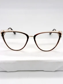 Eyeglasses - 鏽棕色 - 查看 3