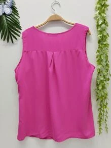 Women Blouses - Màu Hồng Tươi - Xem 2