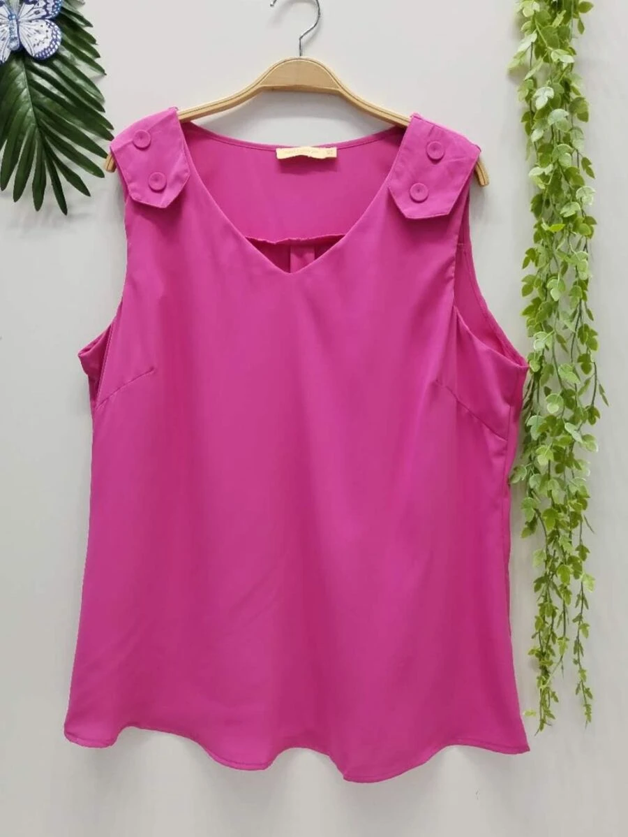 Women Blouses - Màu Hồng Tươi - Xem 1