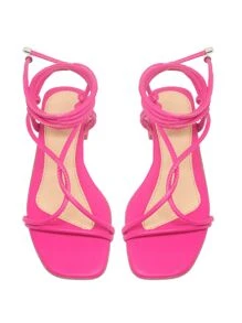 Women Flat Sandals - Màu Hồng Tươi - Xem 2