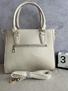 Women Tote Bags - Beige - View 2