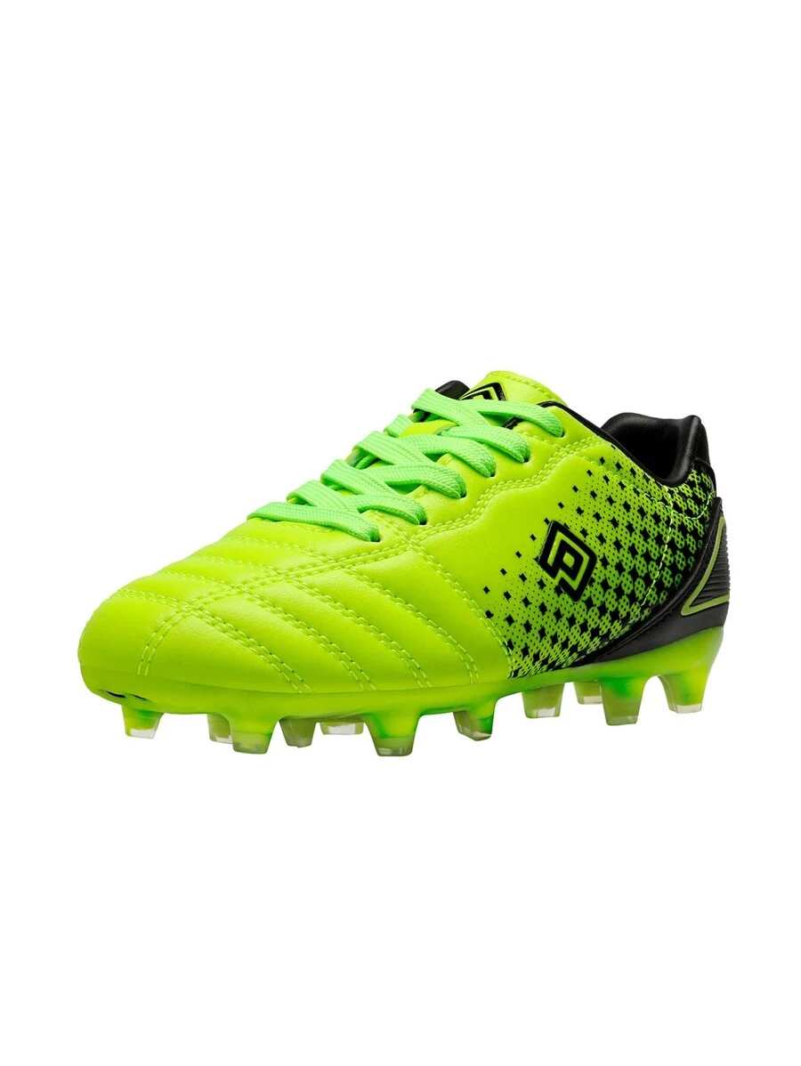 Boys Girls Outdoor Football Shoes Soccer Cleats - Green - View 1