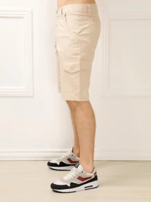 Men Shorts - Beige - View 5