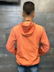 Men Jackets - Màu Cam cháy - Xem 4