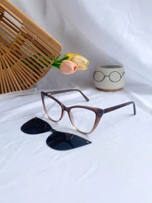 Kính thời trang nữ mùa hè cổ điển - Rỉ Nâu - Xem 3