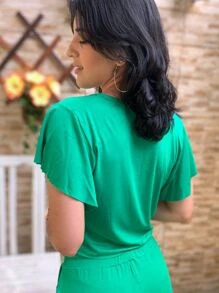 Women T-Shirts - 綠色 - 查看 2