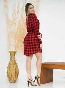 Women Dresses - 紅色 - 查看 2