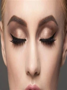 Delineador Liquido De Ojos Brocha Prosa 4 En 1 Tono Negro - Negro - Ver 3