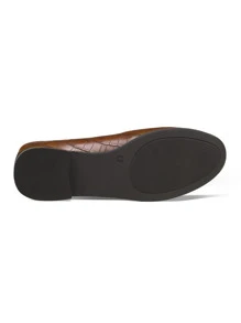 Loafers For Women Slip On Comfortable Round Toe Casual Fashion Flats Driving Shoes - 咖啡棕 - 查看 8