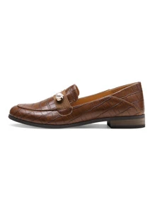 Loafers For Women Slip On Comfortable Round Toe Casual Fashion Flats Driving Shoes - 咖啡棕 - 查看 7