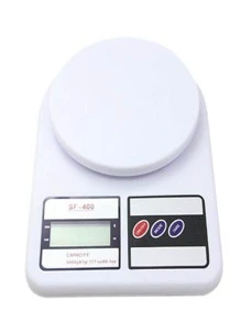 Electronic Scale 10kg For Kitchen Weighing 1 Piece Scale - White - View 4