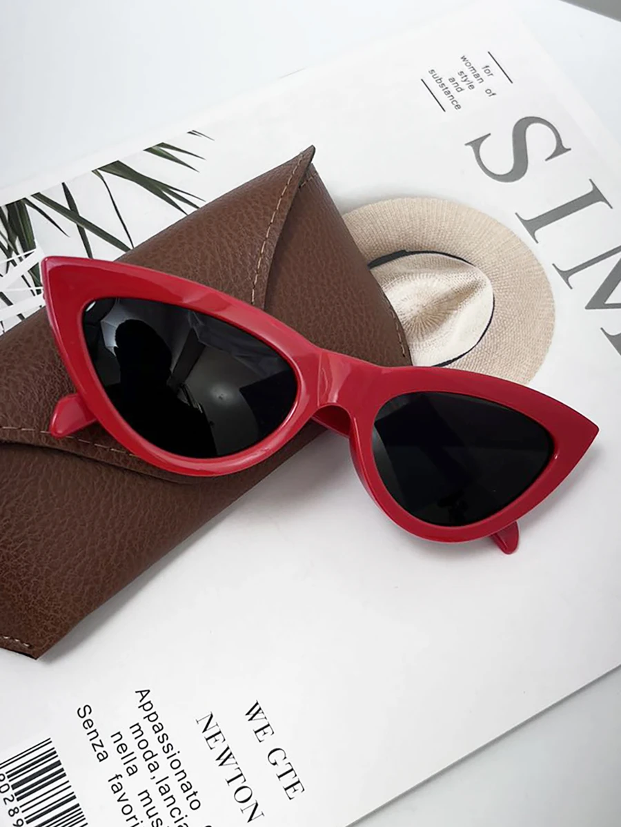Thời trang nữ Kính Giải trí , Thích hợp Đối với Mặc hàng ngày Giải trí - Đỏ - Xem 1