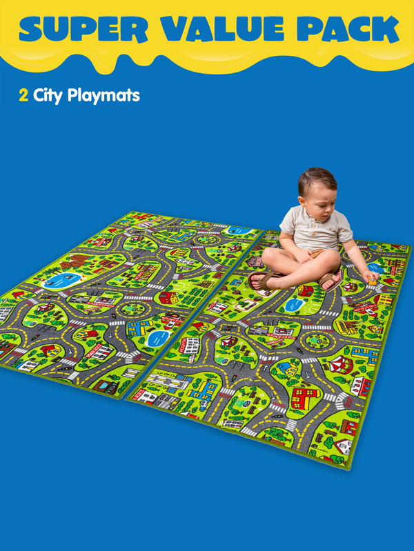 JOYIN 2 Pack Playmat City Life Carpet Playmat SHEIN USA