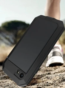 Funda Uso Rudo Para iPhone 7 iPhone 8 SE 2da S3 3era GEN Metal Caucho Proteccion Militar Alto Impacto - Negro - Ver 4