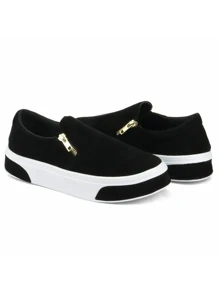 GuGi Women Casual Shoes - 黑色 - 查看 8