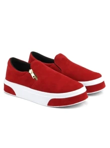GuGi Women Casual Shoes - 紅色 - 查看 5