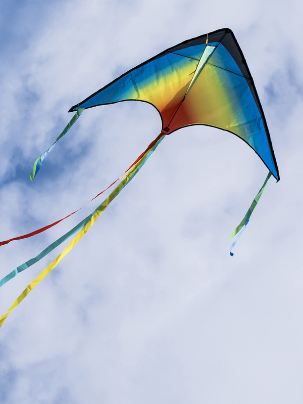 JOYIN Large Triangular Kite Multi Colors Outdoor Games Activities