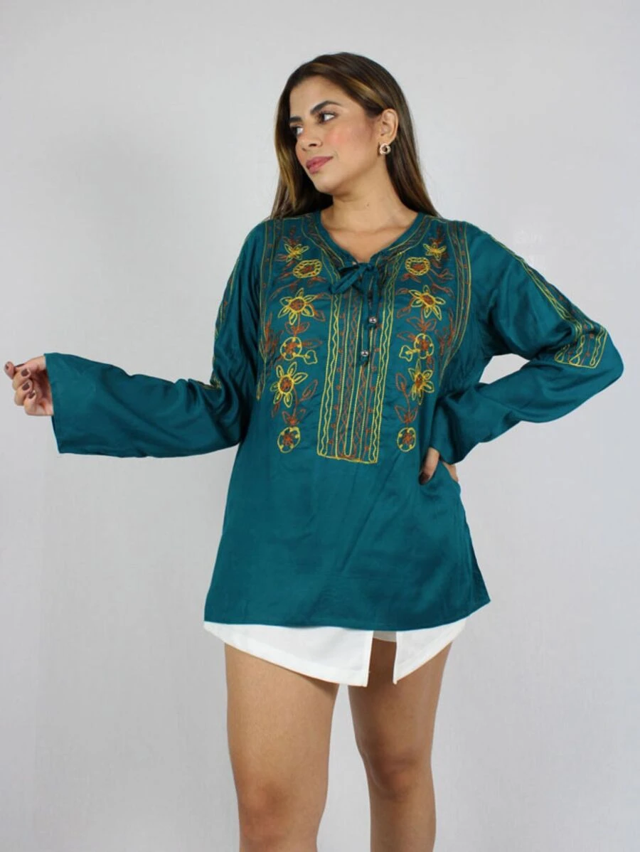 Women T-Shirts - 軍綠色 - 查看 1