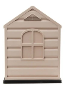 Casa Para Perro Chico Mediano Termica De Plástico Exterior - Beis - Ver 2