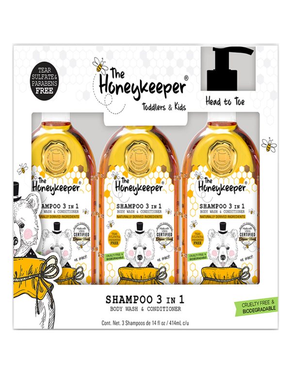 The Honey Keeper Shampoo Orgánico Para Bebés 3 Pack Moda de Mujer
