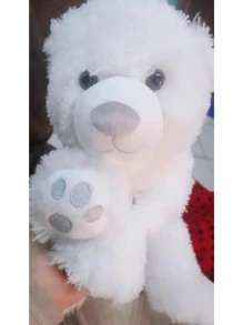 Oso de peluche - Blanco - Ver 1