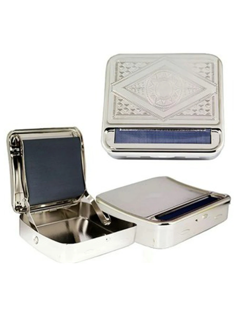 Cenicero Roladora Forjadora Liar Lujo Plateada - Gris Claro - Ver 1