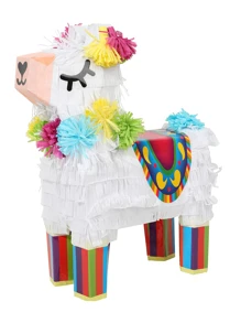 JOYIN Kids Big Llama Pinata 13"x16" for Fiesta Decorations - Multicolor - View 1