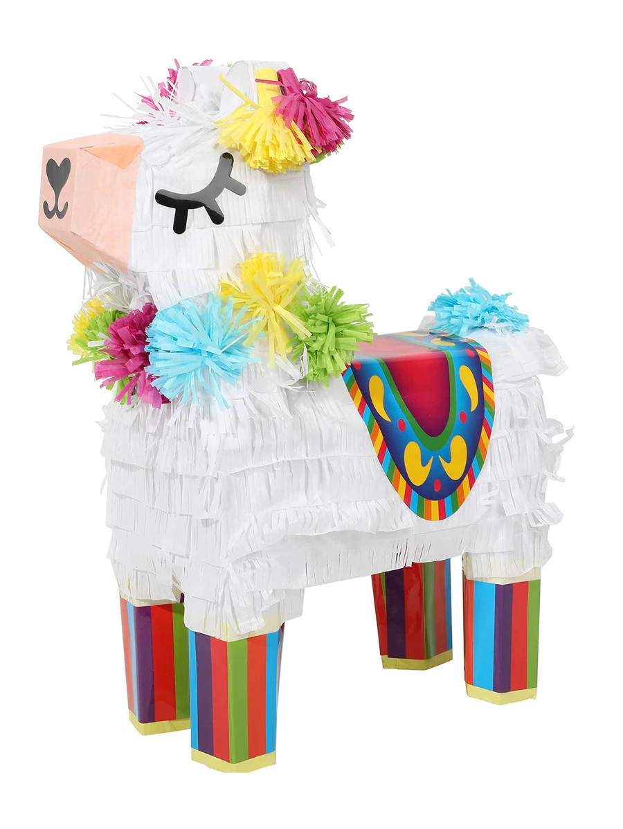 JOYIN Kids Big Llama Pinata 13"x16" for Fiesta Decorations - Multicolor - View 1